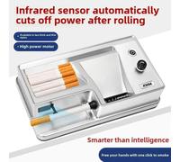 6.5/8mm Tubo Elettrico Sigaretta Rolling Machine Rilevazione A Infrarossi Iniettore Tabacco di Riempimento Automatico Sigaretta Maker Accessorio per Fumatori Black Infrared style