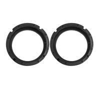 6.5" Inch Car Black Plastic Speaker Spacers Round 2 Pcs Per Volkswagen