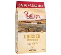 6,5 kg + 1,5 kg gratis! 8 kg Purizon - senza cereali - Original Agnello con Pesce
