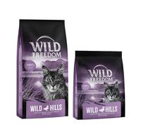 6,5 kg + 800 g gratis! Wild Freedom Crocchette per gatti - Adult Wild Hills con Anatra (6,5 kg) + (2 x 400 g)