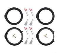 6.5 Pollice Nero Altoparlante Scheda Adattatore Con Cablaggio Per Honda Civic Accord Cr-v Per Crosstour Per Insight Odyssey Cr-z Direct Fit Staffa di Montaggio Kit Per Aftermarket System Aggiornamento