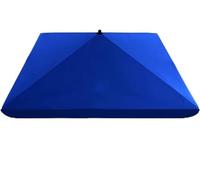 6.5ft 7.2ft 8.2ft Outdoor Patio Umbrella Sostituzione Baldacchino Ombrello Copertura Superiore Ombrello Rettangolare Ombrello Panno di Ricambio, Blue, 250x320cm/8.2x10.4ft