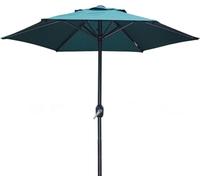 6.5ft Round Garden Patio Table Parasol Umbrella, Outside Market Terrace Deck Yard Pool Side Sun Shelter, Without Parasol Base