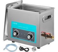 6.5L Pulitore Ultrasuoni Digitale Ultrasuoni Dispositivo in Acciaio Inox 304 con Riscaldatore Timer Macchina di PuliziaUso Commerciale Domestico Personale