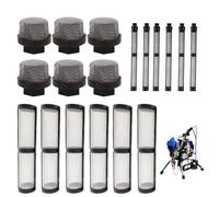 (6+6+6PK) 246385 246384 287032 Spruzzatore Airless Filtro Set per Graco 390 395 490 495 595 3400 Spruzzatore 3 Tipi di Cannuccia Pompa Spray Nucleo Interno Filtro Pistola Filtro