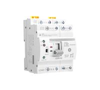 6-63A ATS Interruttore Trasferimento Automatico 4P 220V Dual Power Commutatore di Rete Automatico Fotovoltaico Commutatore 2 Posizioni Doppia Alimentazione per Impianti Domestici e Industriali