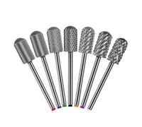 6.6mm Smooth Top Large Barrel Nail Drill Bits Carbide Bit Milling Cutter 1Pcs(2XC)