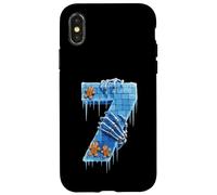6-7 67 Six Seven Funny Gingerbread Meme Zombie Ice Number Custodia per iPhone X/XS