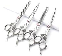 6/7/8/9 pollici professionale tagliacapelli set, acciaio inossidabile taglienti tagliacapelli, forbice specifiche per parrucchiere (7 pollici, 4 pezzi)