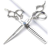 6/7/8/9 pollici professionale tagliacapelli set, acciaio inossidabile taglienti tagliacapelli, forbice specifiche per parrucchiere (7 pollici, 2 pezzi)