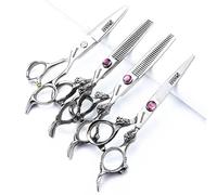 6/7/8/9 pollici, set professionale di forbici per capelli, forbici per capelli giapponesi, forbici per capelli maschili e femminili (1, 6 pollici 4 pezzi)