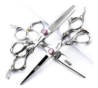 6/7/8/9 pollici, set professionale di forbici per capelli, forbici per capelli giapponesi, forbici per capelli maschili e femminili (1, 6 pollici 3 pezzi)