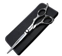 6/7/8 pollici tagliacapelli professionali, Giappone 440C tagliacapelli in lega di cobalto, tagliacapelli, tagliacapelli per perdita di peso (6-inch flat shear-B)