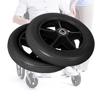 6" 7" 8" Ruote Anteriori Di Ricambio per Sedie, Ruote Anteriori Antiscivolo Rotelle Set Di 2, Antiscivolo In Gomma Anteriori per Molte Sedie A Rotelle Standard Schwarz,6in