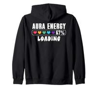 6 7 Aura Energy at 67 Aura Loading Aura Level 67% Six Seven Felpa con Cappuccio