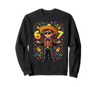 6 7 Cinco de Mayo Six 67 Sei Sette Meme Divertenti Ragazzo Bambini Giovani Felpa