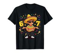 6 7 Cinco de Mayo Six 67 Sei Sette Meme Divertenti Ragazzo Bambini Giovani Maglietta