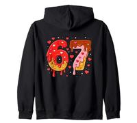 6 7 Cream Drip Six Seven Meme Valentine's Day Men Women Kids Felpa con Cappuccio