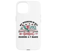 6 7 English Teacher 67 Book Weekend Booked Reading 6-7 Books Custodia per iPhone 15