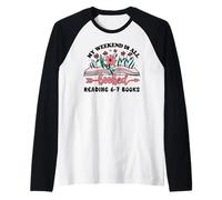 6 7 English Teacher 67 Book Weekend Booked Reading 6-7 Books Maglia con Maniche Raglan
