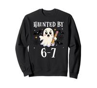 6 7 Halloween Teacher Haunted By 6-7 Cute Ghost 67 Six Seven Felpa