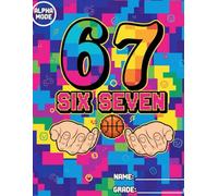 6 7 Meme Notebook - Six Seeeven Funny Trend Journal: 8.5 x 11 in | 160 Pages | Trendy and Fun Gift Idea for Meme Lovers