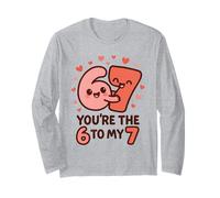 6 7 San Valentino 67 Sei Il 6 al Mio 7 Divertente Uomini Donne Bambini Maglia a Manica