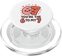 6 7 San Valentino 67 Sei il 6 al mio 7 Divertente Uomini Donne Bambini PopSockets PopGrip per MagSafe