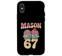 6 7 SCP 67 Six Seven 6 7 Meme Design 6 7 Custodia per iPhone X/XS