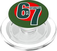 6 7 six seven geste big numbers sport basket cerchio PopSockets PopGrip per MagSafe