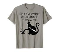 6 7 Teacher Haunted By 6-7 Cat 67 Coffee 6 7 Meme Six Seven Maglietta