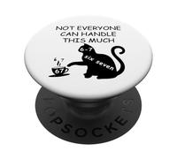 6 7 Teacher Haunted By 6-7 Cat 67 Coffee 6 7 Meme Six Seven PopSockets PopGrip Adesivo