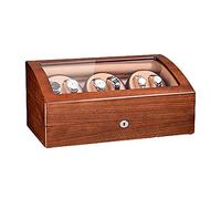 6+7 Watch Winder Box for Automatic Watches with Quiet Motor Large Capacity Piano Finish Fit Lady Man Watches (C)