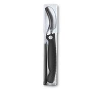 Victorinox Swiss Classic, set di posate composto da un coltello, una forchetta e un cucchiaio in acciaio inox, nero
