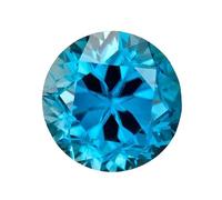 6.75 Ratti Naturale Blu Zircone/Zircone Cubico Certificato Energizzato Forma Taglio Ovale Preziosa Gemma sciolta-B0CSPP5Z11
