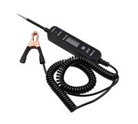 6-75V DC Automotive Test Light, LCD Digital Light Tester with Voltmeter, Heavy Duty Circuit Tester with Illumination (Black)
