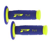 6-791/FBY MANOPOLE PROGRIP 791 GIALLO FLUO/BLU OFFROAD/SUPERMOTARD 115 MM