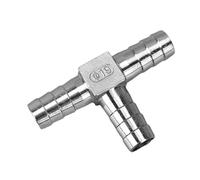 6 8 10 12 13 14 15 16 20 25 32 40 50 mm Gomito portagomma Tee a UY 2 3 4 vie Acciaio inossidabile 304 Acqua Gas(Tee,10MM_ID HOSE)