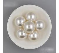 6/8/10/12/14/16/20MM-20MM 10 set di rivetti di perle bianche rotonde borchie e punte per vestiti/cappelli/pantaloni rivetti di perline fai da te per pelle