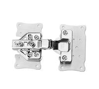 6/8/10 pezzi cerniere for armadi piastra di rinforzo cerniera in metallo kit di riparazione scheda porta installazione con vite ferramenta for mobili(8pcs)