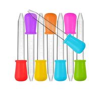 6/8/10 pezzi piccolo silicone plastica pipetta contagocce alimentazione medicina liquido occhio orecchio pipetta contagocce scuola laboratorio esperienza fornitureTrattamento professionale