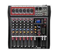 6/8/12 Canali Dj Controller Mixer Audio Tavolo Di Missaggio Audio Scheda Pc Professionale Console Digitali Console Di Interfaccia Attrezzatura Professionale(6 Channel)