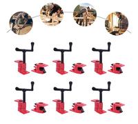 6/8 Pezzi Fascette per Tubi Incollaggio del Legno Fascetta per Tubi Piastra di Legno di Bloccaggio Tubo Flessibile Connettore Morsetto Apparecchio Falegname per la Lavorazione del Legno 3/4"