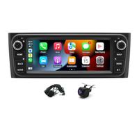 6.86" Android 14 Autoradio doppio DIN per FIAT Grande Punto Linea 2007-2012 con Wireless Carplay Android Auto Touchscreen Car Radio GPS Bluetooth EQ Backup Camera FM/RDS Mirror Link WiFi 2+32G
