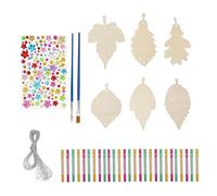 6/9/12 pz foglia venti carillon kit arte fare pittura per bambini