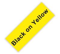 6 9 12mm 231 multicolori compatibili con i materiali di consumo della stampante per il codice articolo 231 S231 FX231 131 431 531 631 731 221 Utilizzare con l'etichettatrice PTH110(Black on Yellow)