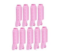 6/9 pezzi bigodini for capelli styling riccioli, soffici bastoncini for arricciare lazy grip, senza strumento di calore(9PCS pink)