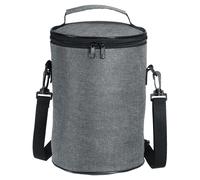 6.9"x9.8" Coibentato Pranzo Borsa con Tracolla Tracolla,Grigio