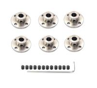 6 accoppiatori rigidi a flangia da 8 mm, per supporto albero guida, accoppiatori a flangia ad alta durezza, per modelli fai da te