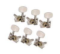 6 Accordatori Per Chitarra Acustica In Metallo. Possono Essere Utilizzati Come Parti Di Ricambio O Accessori Piroli Chitarra